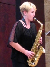 Saxophonistin